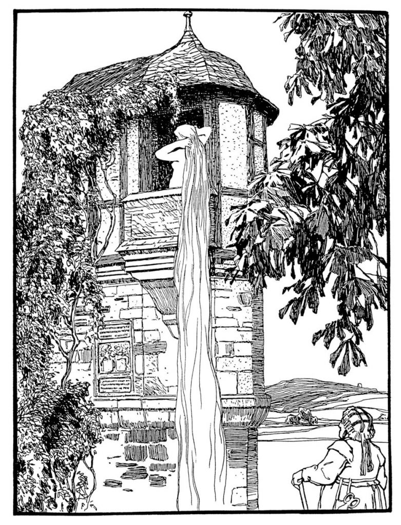 Die Motivvorlagen für seine Märchenillustrationen fand Otto Ubbelohde in Hessen: Wie hier in Wetter Amönau, die Vorlage für Ubbelohdes Rapunzelturm. (Foto: Landkreis)