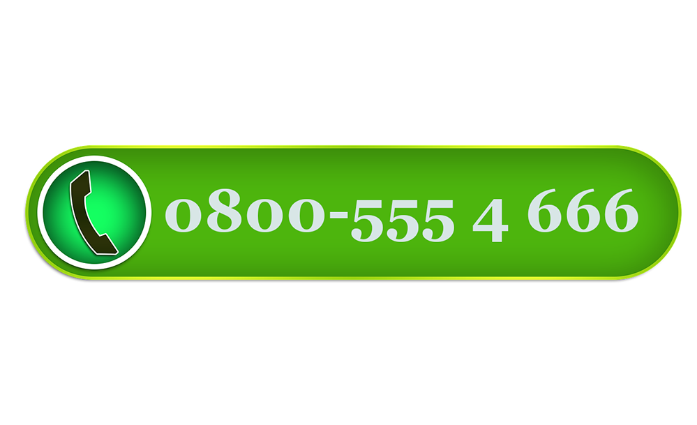 Ein Telefonbutton mit der Nummer 0800-555 4 666