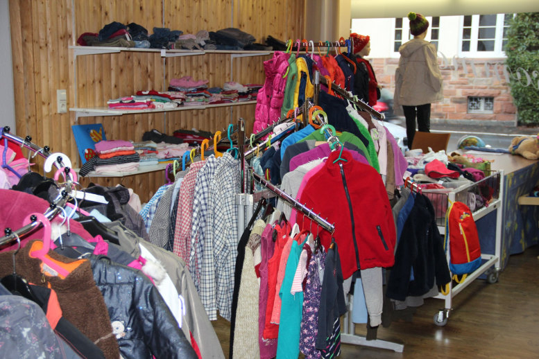 Kleiderladen - Blick ins Innere