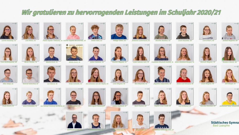 Collage aus Schülerbildern