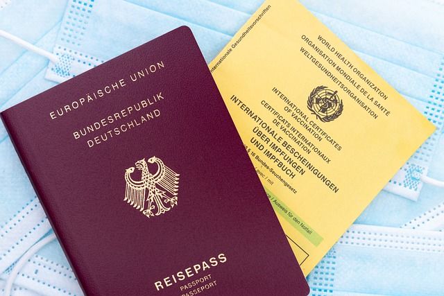 Reisepass und Impfpass