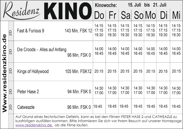 Kinoprogramm