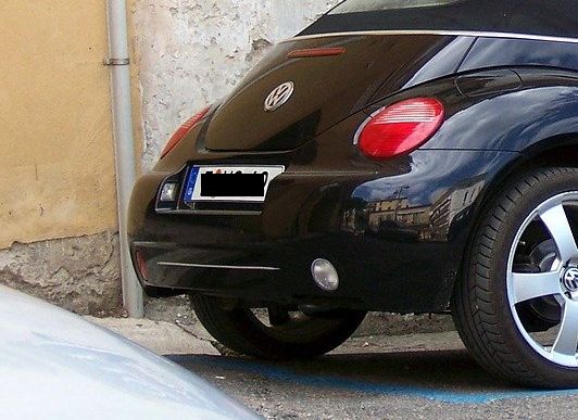 Hinterteil eines VW Beetle